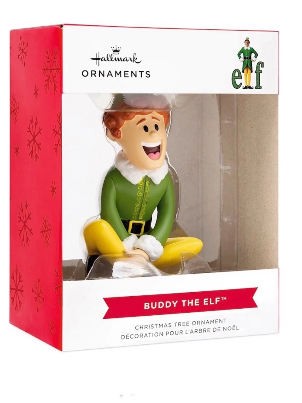 Hallmark Elf Buddy The Elf Singing Christmas Ornament
